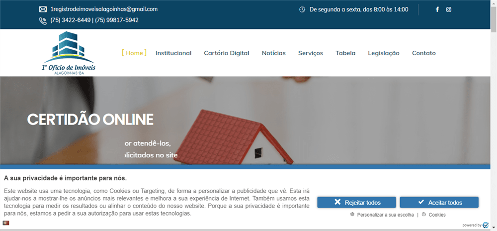 A loja 1° Ofício de Registro de Imóveis de Alagoinhas-Bahia &#8211 é confável? ✔️ Tudo sobre a Loja 1° Ofício de Registro de Imóveis de Alagoinhas-Bahia &#8211!