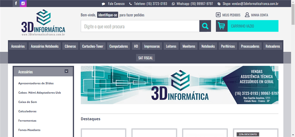 A loja 3D Informática Franca é confável? ✔️ Tudo sobre a Loja 3D Informática Franca!
