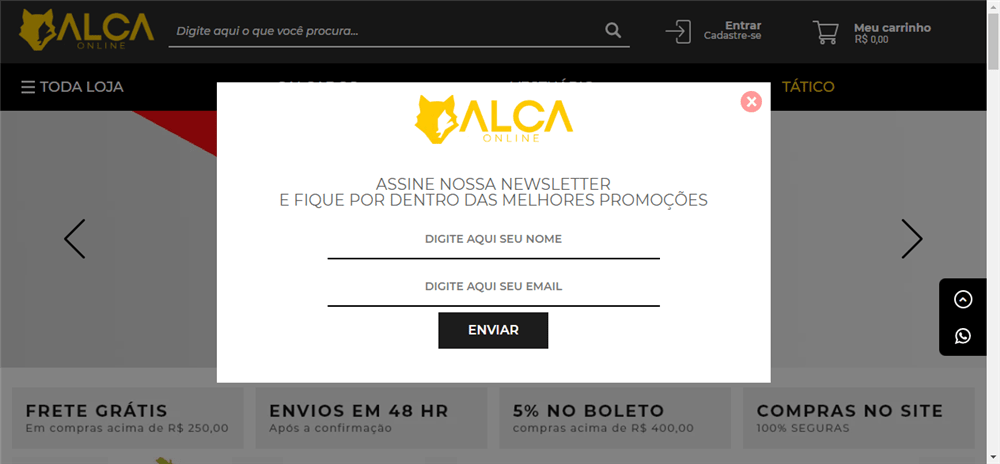 A loja Alca Online é confável? ✔️ Tudo sobre a Loja Alca Online!