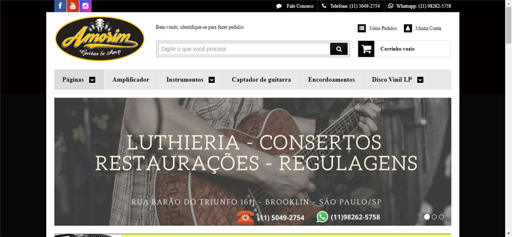 A loja Amorim Guitar And Amp é confável? ✔️ Tudo sobre a Loja Amorim Guitar And Amp !