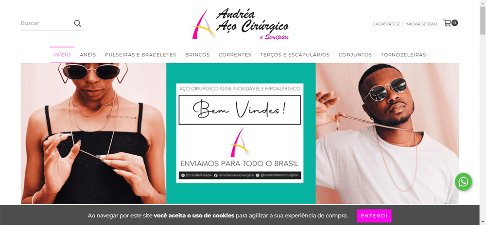A loja Andréa Aço Cirúrgico e Semijoias é confável? ✔️ Tudo sobre a Loja Andréa Aço Cirúrgico e Semijoias!
