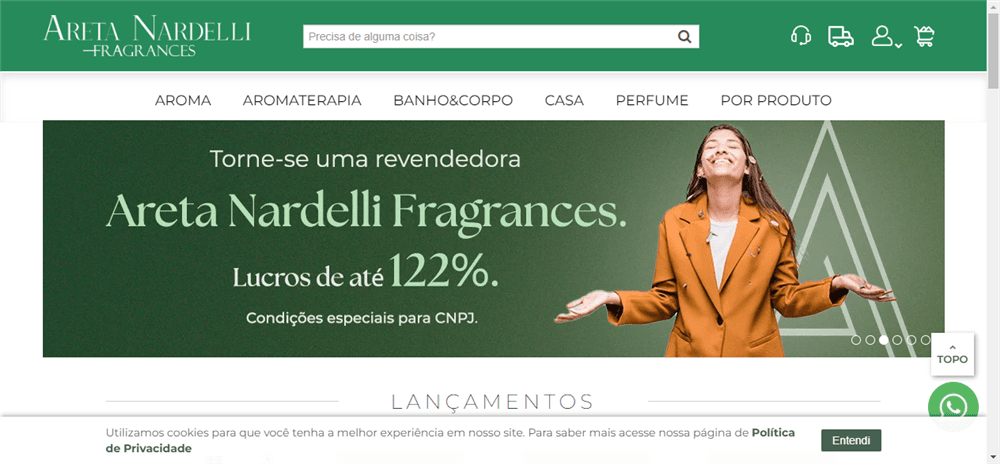 A loja Areta Nardelli Fragrances é confável? ✔️ Tudo sobre a Loja Areta Nardelli Fragrances!