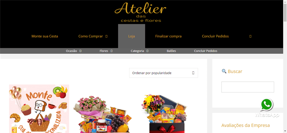 A loja Atelier das Cestas & Flores é confável? ✔️ Tudo sobre a Loja Atelier das Cestas & Flores!