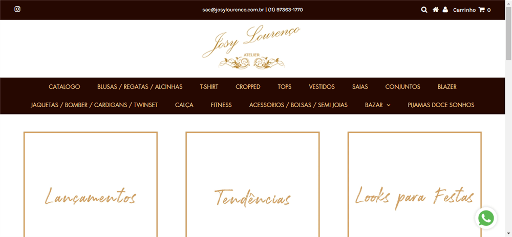 A loja Atelier Josy Lourenço é confável? ✔️ Tudo sobre a Loja Atelier Josy Lourenço!