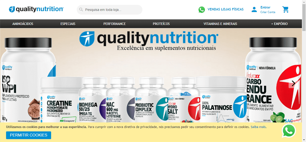 A loja Bem Vindo à Quality Nutrition! é confável? ✔️ Tudo sobre a Loja Bem Vindo à Quality Nutrition!!