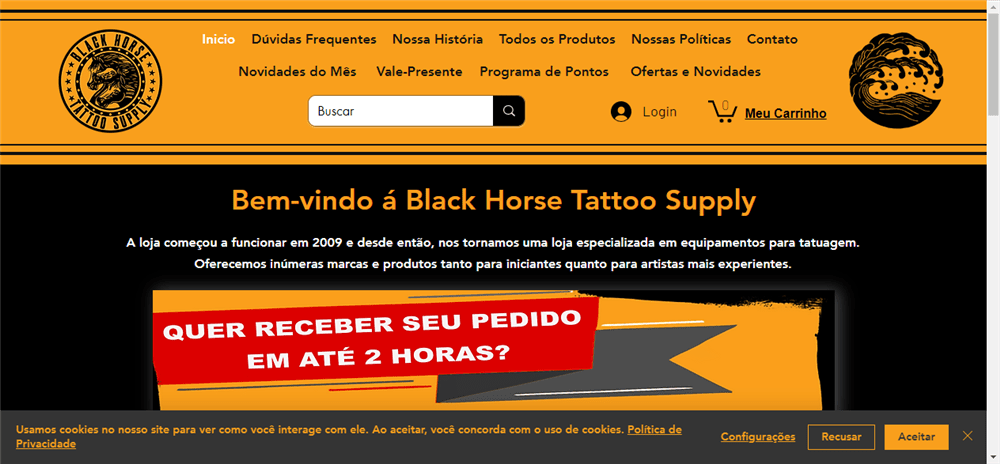 A loja Black Horse Tattoo é confável? ✔️ Tudo sobre a Loja Black Horse Tattoo!