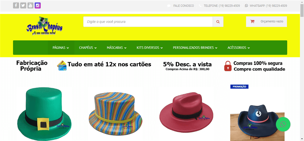 A loja Brasil Chapéus é confável? ✔️ Tudo sobre a Loja Brasil Chapéus!