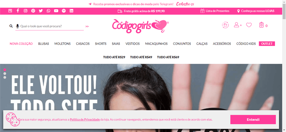 A loja Código Girls é confável? ✔️ Tudo sobre a Loja Código Girls !