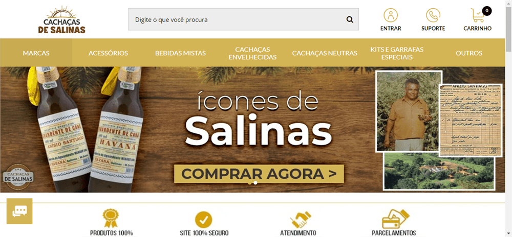 A loja Cachaças de Salinas é confável? ✔️ Tudo sobre a Loja Cachaças de Salinas!