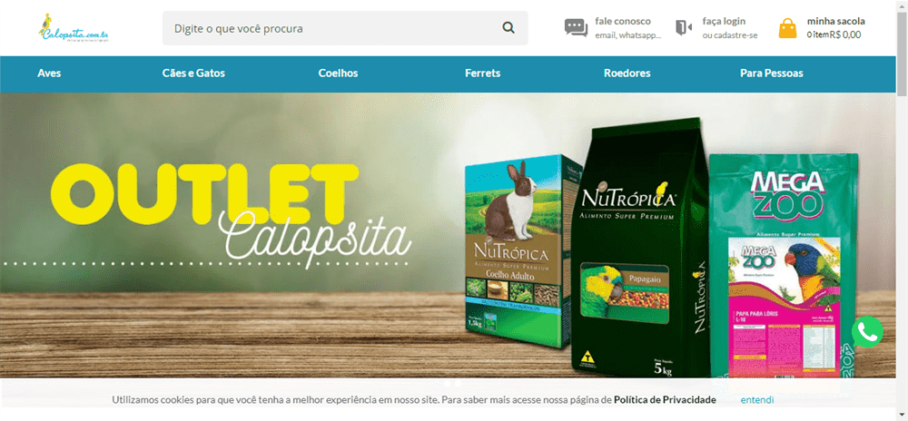 A loja Calopsita.com.br é confável? ✔️ Tudo sobre a Loja Calopsita.com.br!