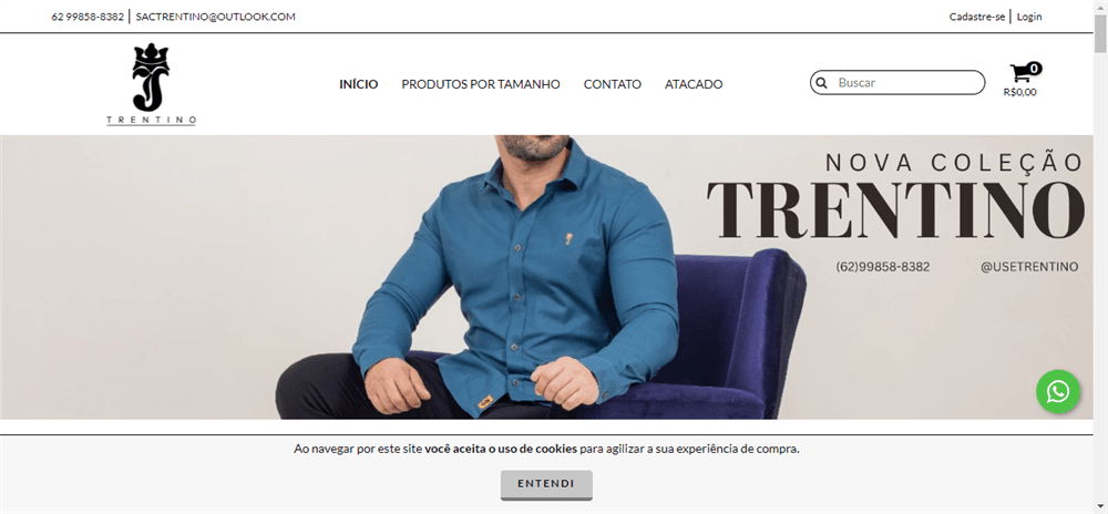 A loja Camisas Masculinas J.trentino é confável? ✔️ Tudo sobre a Loja Camisas Masculinas J.trentino!