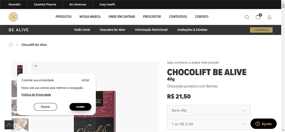 A loja Chocolift Be Alive é confável? ✔️ Tudo sobre a Loja Chocolift Be Alive!