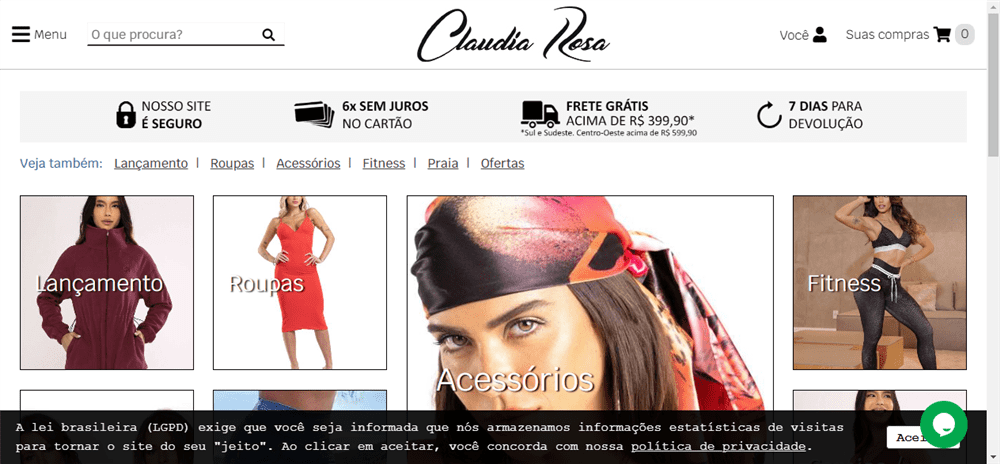 A loja Claudia Rosa Modas Ltda é confável? ✔️ Tudo sobre a Loja Claudia Rosa Modas Ltda!