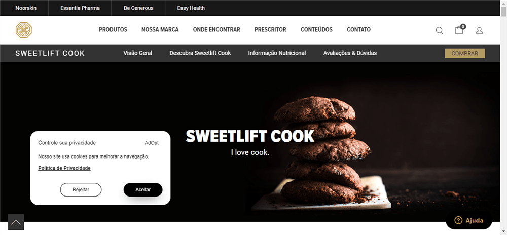 A loja Compre Sweetlift Cook Adoçante Natural 300g é confável? ✔️ Tudo sobre a Loja Compre Sweetlift Cook Adoçante Natural 300g!
