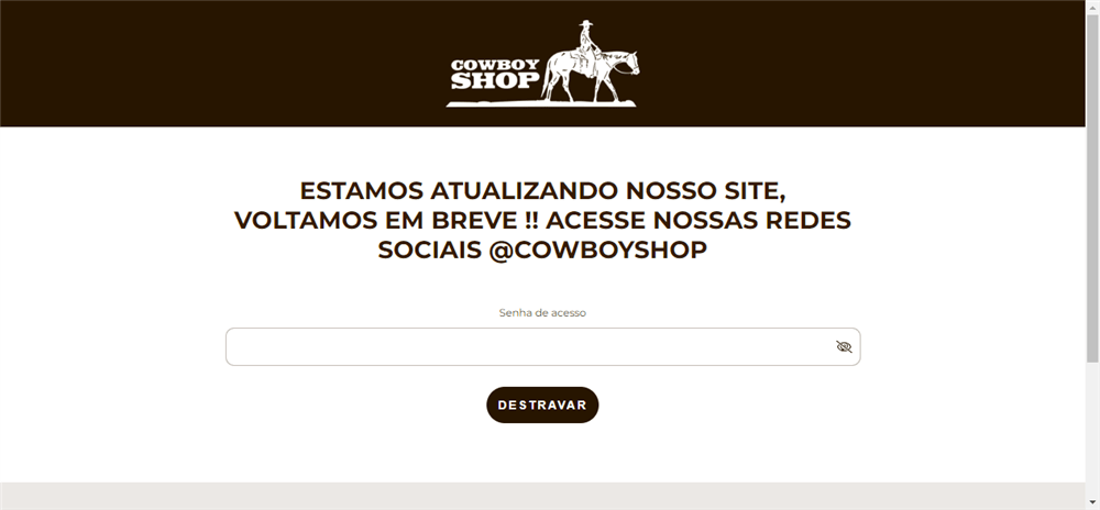 A loja Cowboy Shop é confável? ✔️ Tudo sobre a Loja Cowboy Shop!