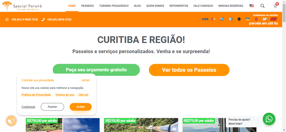 A loja Curitiba-travel.com.br é confável? ✔️ Tudo sobre a Loja Curitiba-travel.com.br!