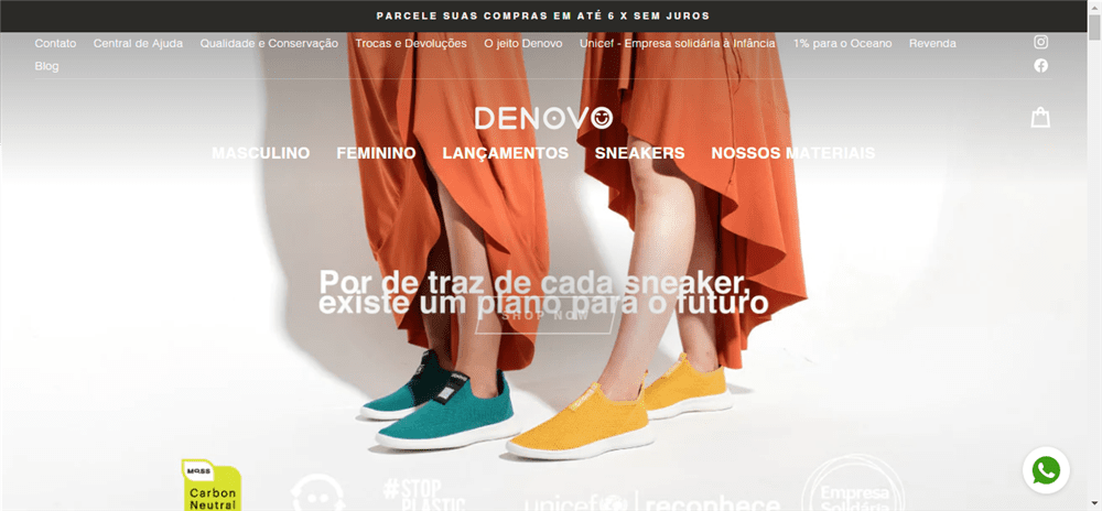 A loja Denovo Calçados Sustentáveis – Denovo Shoes é confável? ✔️ Tudo sobre a Loja Denovo Calçados Sustentáveis – Denovo Shoes!