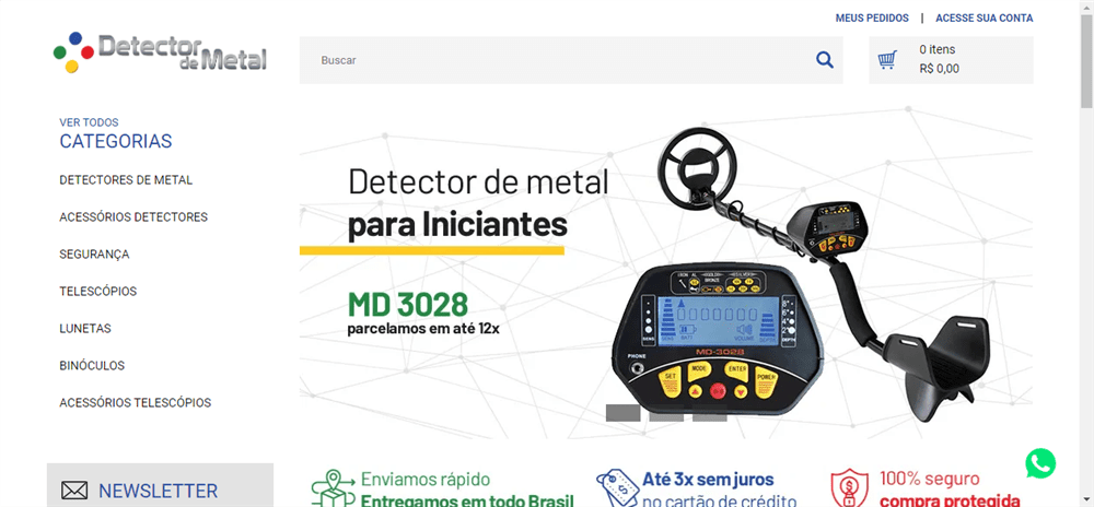 A loja DetectorDeMetal.com.br é confável? ✔️ Tudo sobre a Loja DetectorDeMetal.com.br!