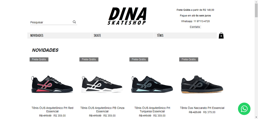 A loja Dina Skate Shop é confável? ✔️ Tudo sobre a Loja Dina Skate Shop!