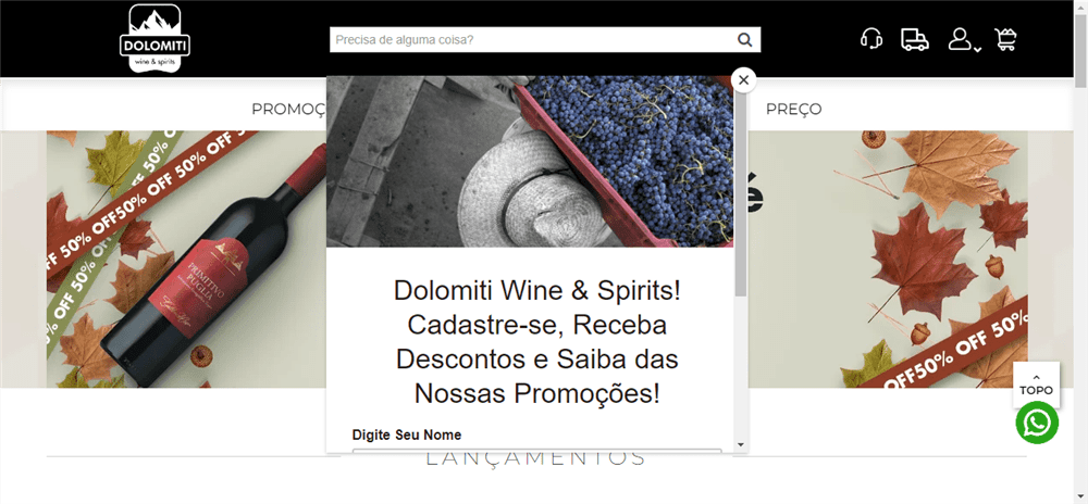 A loja Dolomiti Wine & Spirits é confável? ✔️ Tudo sobre a Loja Dolomiti Wine & Spirits!