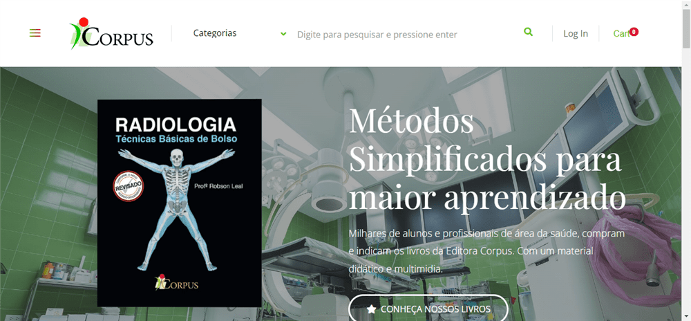 A loja EDITORA CORPUS – Livros de Estudo Médico é confável? ✔️ Tudo sobre a Loja EDITORA CORPUS – Livros de Estudo Médico!