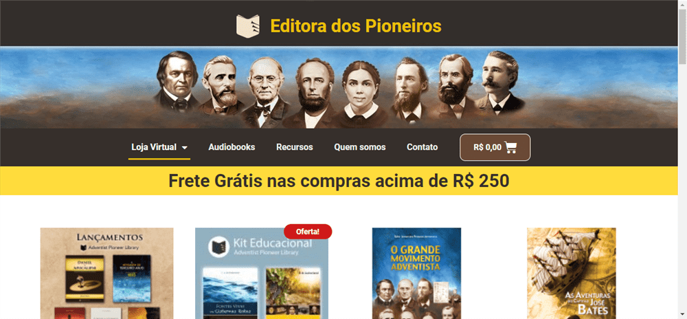 A loja EditoraDosPioneiros.com.br é confável? ✔️ Tudo sobre a Loja EditoraDosPioneiros.com.br!