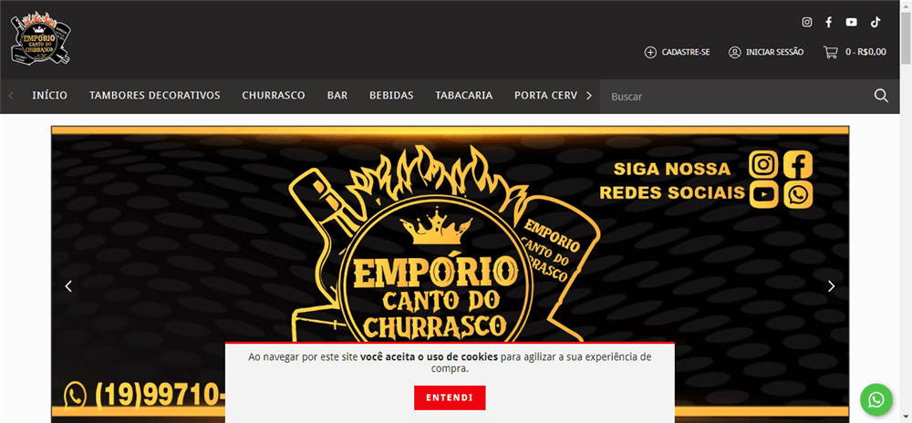 A loja Emporio Canto do Churrasco é confável? ✔️ Tudo sobre a Loja Emporio Canto do Churrasco!