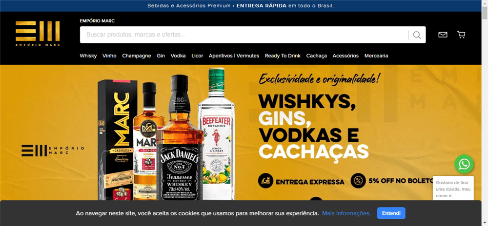 A loja Empório MARC • Bebidas Premium é confável? ✔️ Tudo sobre a Loja Empório MARC • Bebidas Premium!