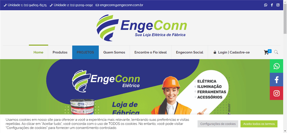 A loja Engeconn – Fios e Cabos Elétricos é confável? ✔️ Tudo sobre a Loja Engeconn – Fios e Cabos Elétricos!