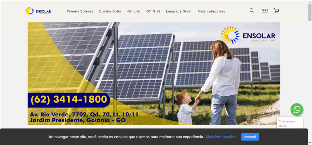 A loja Ensolar Energia Distribuidora Equipamentos Solares é confável? ✔️ Tudo sobre a Loja Ensolar Energia Distribuidora Equipamentos Solares!