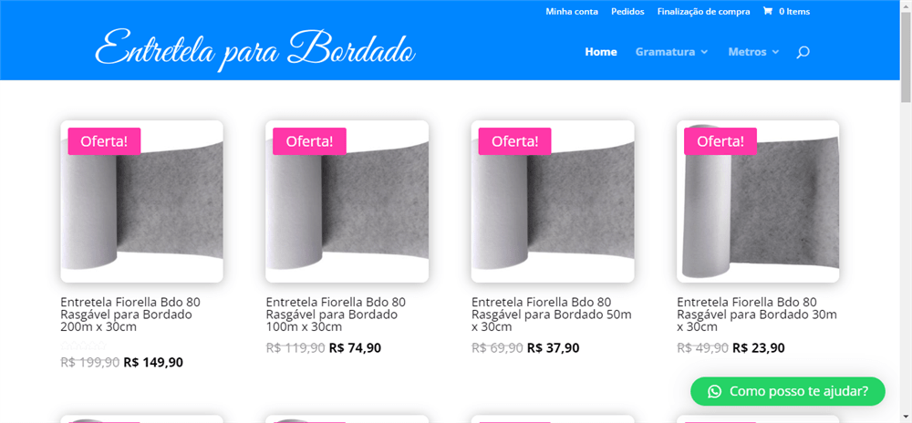 A loja Entretelas para Bordado Rasgável Varias Gramatura Rasgo Fácil é confável? ✔️ Tudo sobre a Loja Entretelas para Bordado Rasgável Varias Gramatura Rasgo Fácil!