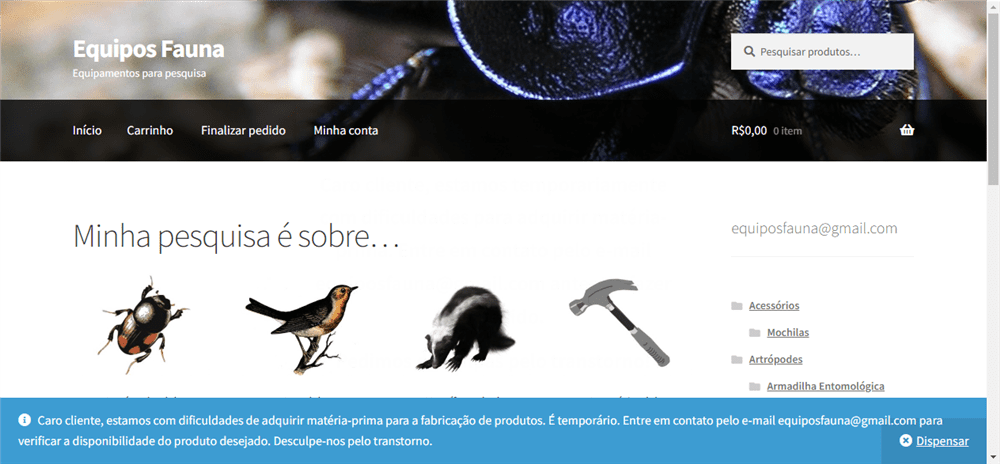 A loja Equipos Fauna – Equipamentos para Pesquisa é confável? ✔️ Tudo sobre a Loja Equipos Fauna – Equipamentos para Pesquisa!