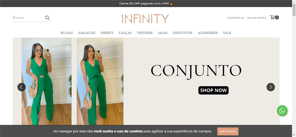 A loja Espaço Infinity- Moda Feminina é confável? ✔️ Tudo sobre a Loja Espaço Infinity- Moda Feminina!