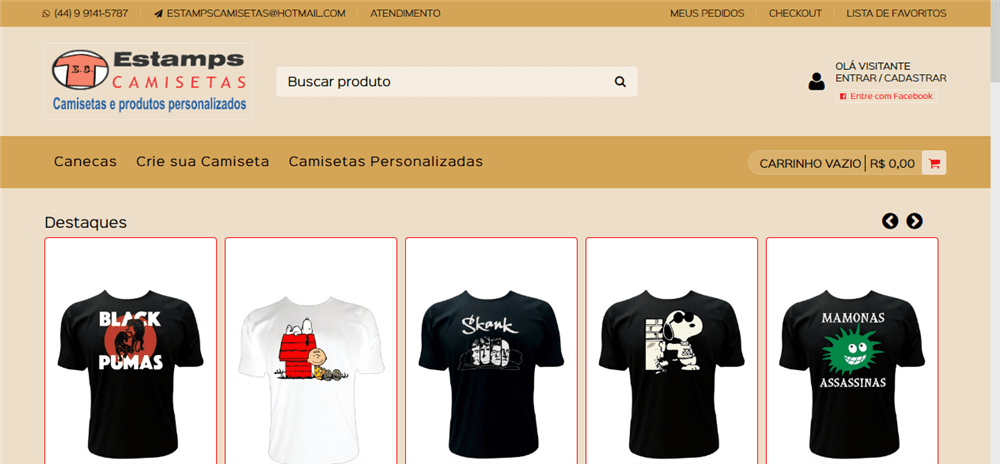 A loja Estamps Camisetas é confável? ✔️ Tudo sobre a Loja Estamps Camisetas!