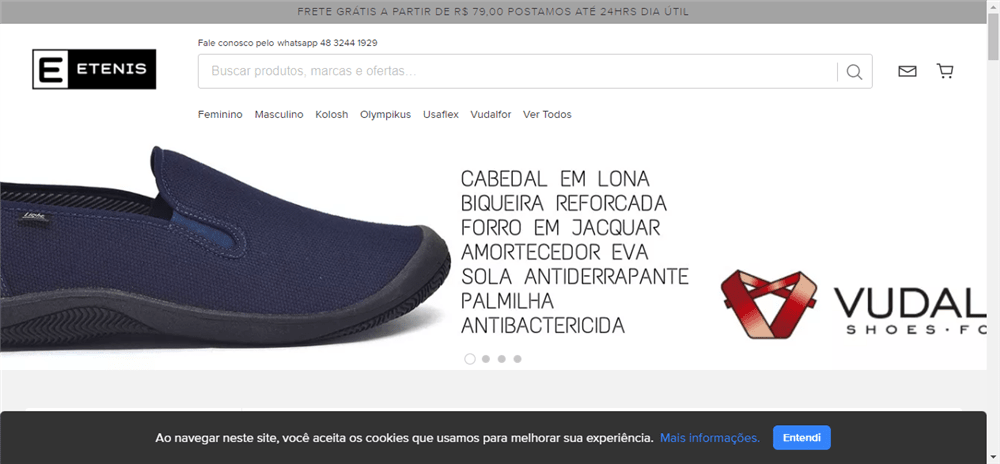 A loja ETENIS Loja Calçados Online é confável? ✔️ Tudo sobre a Loja ETENIS Loja Calçados Online!