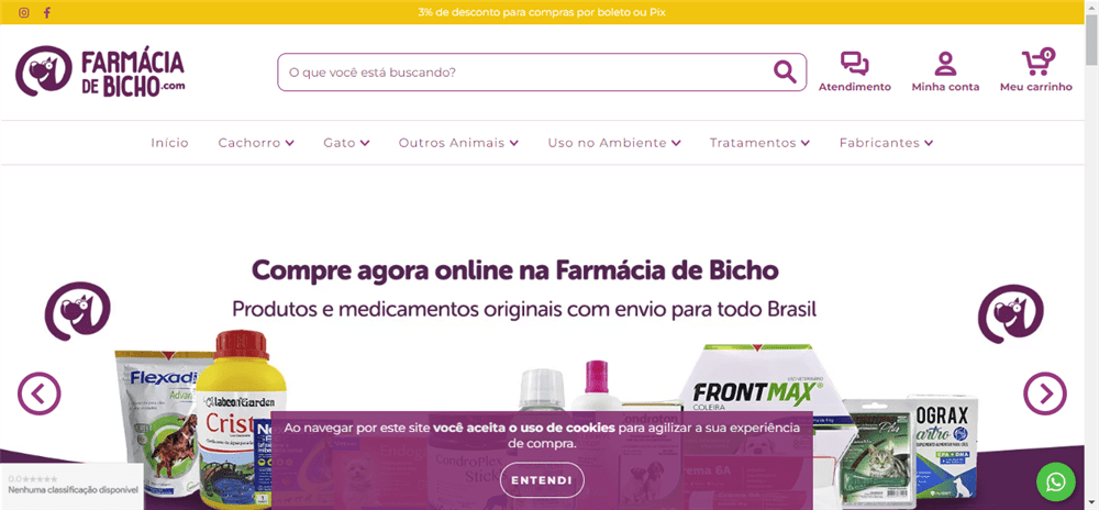 A loja Farmácia de Bicho.com é confável? ✔️ Tudo sobre a Loja Farmácia de Bicho.com!