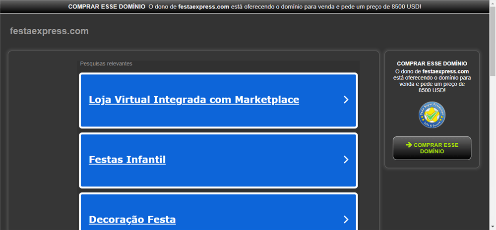 A loja Festaexpress.com&nbsp é confável? ✔️ Tudo sobre a Loja Festaexpress.com&nbsp!