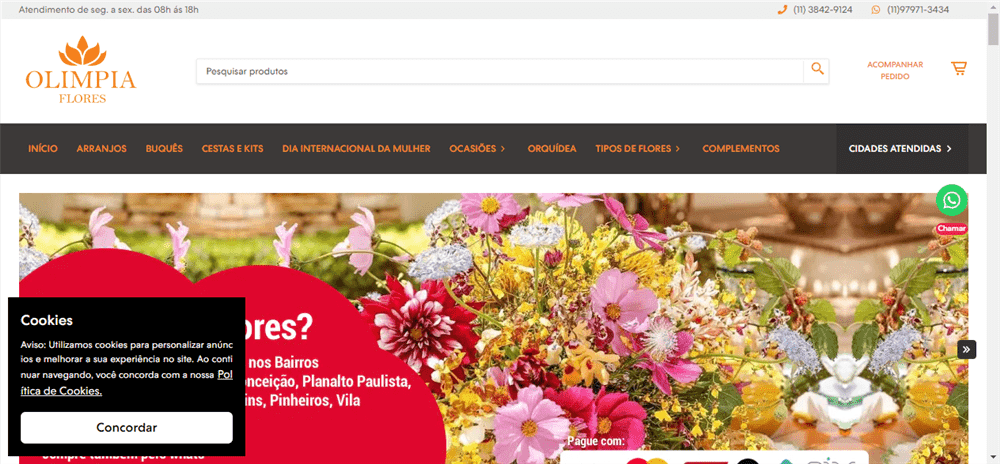 A loja Floricultura Olimpia Flores em São Paulo é confável? ✔️ Tudo sobre a Loja Floricultura Olimpia Flores em São Paulo!