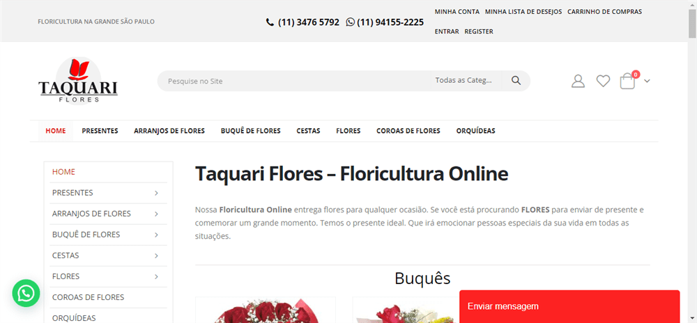 A loja Floricultura Taquari Flores é confável? ✔️ Tudo sobre a Loja Floricultura Taquari Flores!