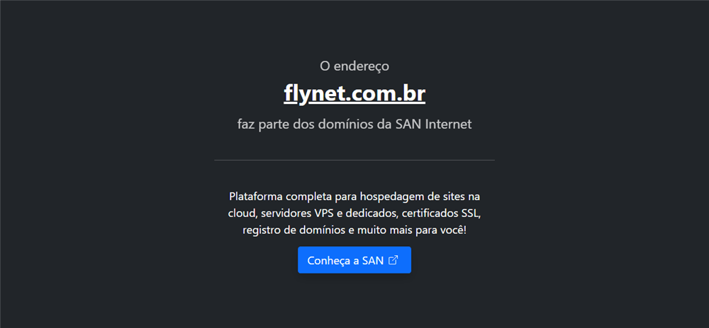 A loja Flynet.com.br Pertence a SAN Internet é confável? ✔️ Tudo sobre a Loja Flynet.com.br Pertence a SAN Internet!