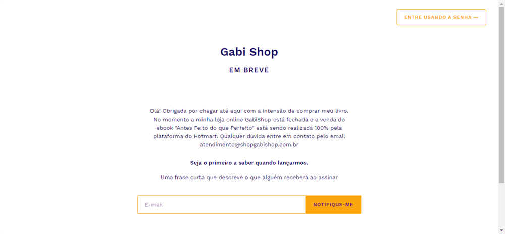 A loja Gabi Shop é confável? ✔️ Tudo sobre a Loja Gabi Shop!
