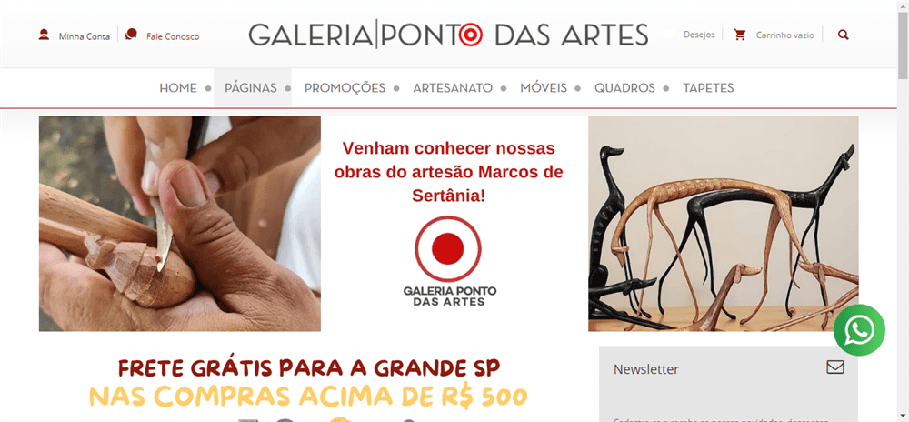 A loja Galeria Ponto das Artes é confável? ✔️ Tudo sobre a Loja Galeria Ponto das Artes!