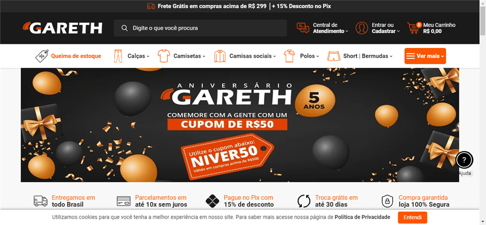 A loja Gareth é confável? ✔️ Tudo sobre a Loja Gareth!