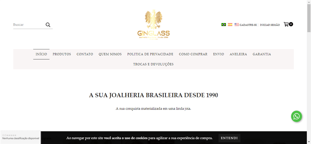 A loja Ginglass Joalheria Brasileira é confável? ✔️ Tudo sobre a Loja Ginglass Joalheria Brasileira!