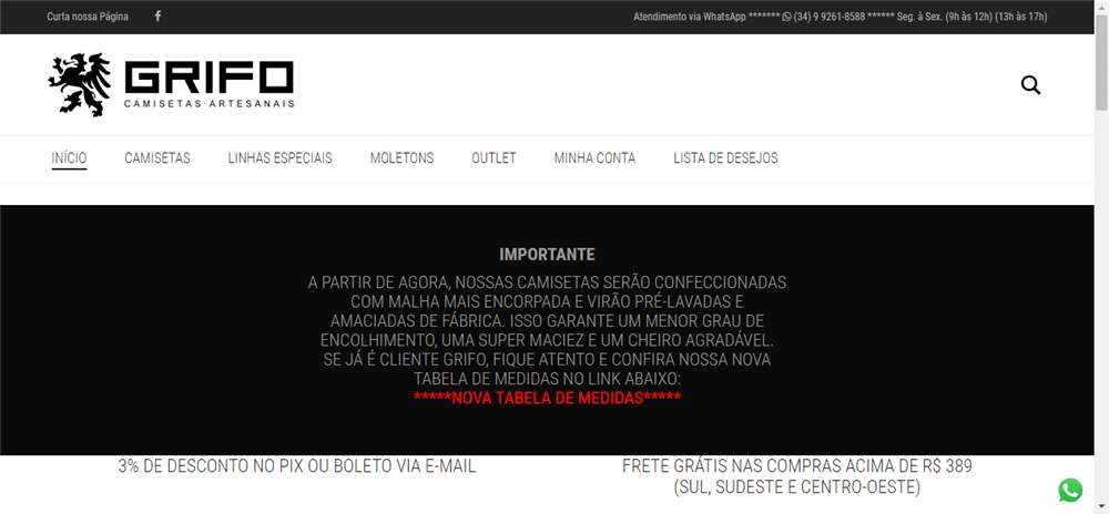 A loja GRIFO Camisetas é confável? ✔️ Tudo sobre a Loja GRIFO Camisetas!