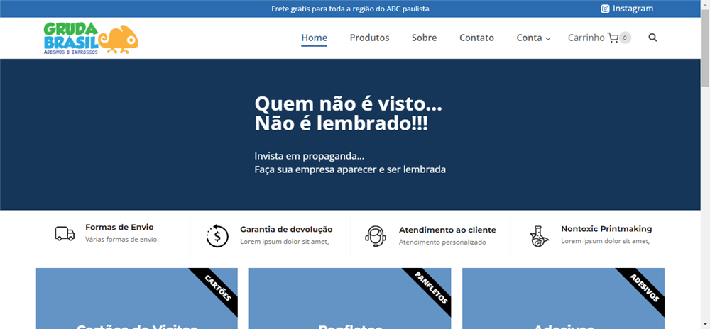 A loja GrudaBrasil – Adesivos e Impressos é confável? ✔️ Tudo sobre a Loja GrudaBrasil – Adesivos e Impressos!