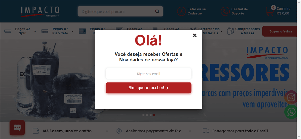 A loja Impacto Refrigeração é confável? ✔️ Tudo sobre a Loja Impacto Refrigeração!