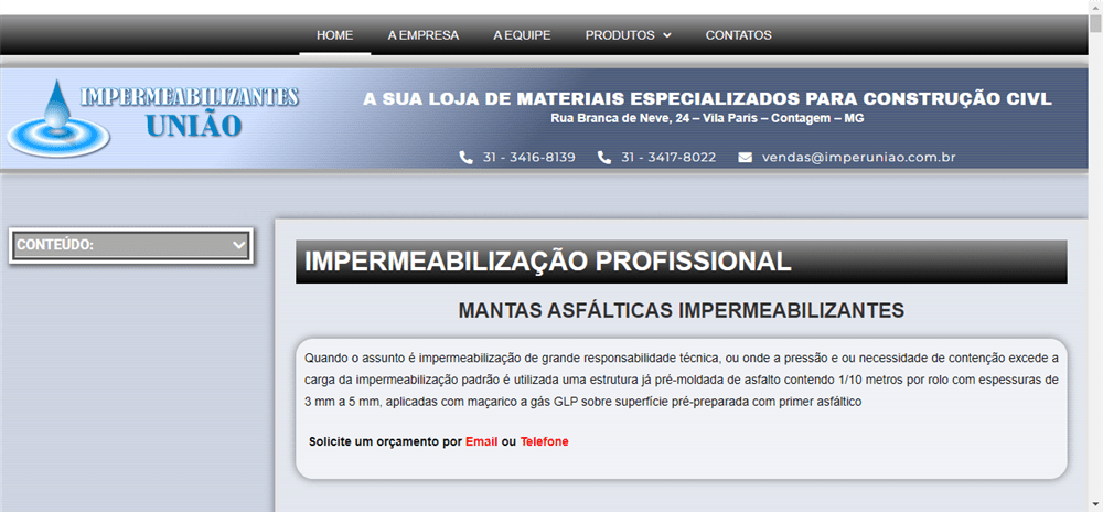 A loja Impermeabilizantes União é confável? ✔️ Tudo sobre a Loja Impermeabilizantes União!