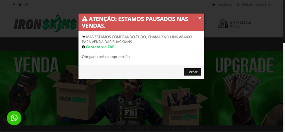 A loja IronSkins é confável? ✔️ Tudo sobre a Loja IronSkins!