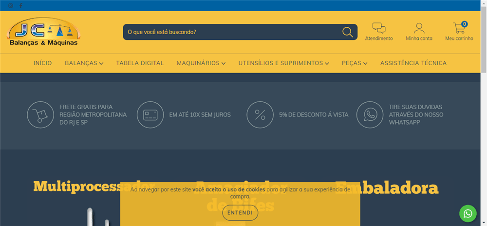 A loja JC Balanças & Máquinas é confável? ✔️ Tudo sobre a Loja JC Balanças & Máquinas!
